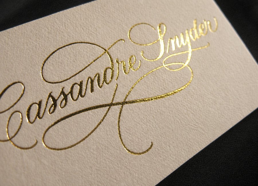 Hot Stamp example